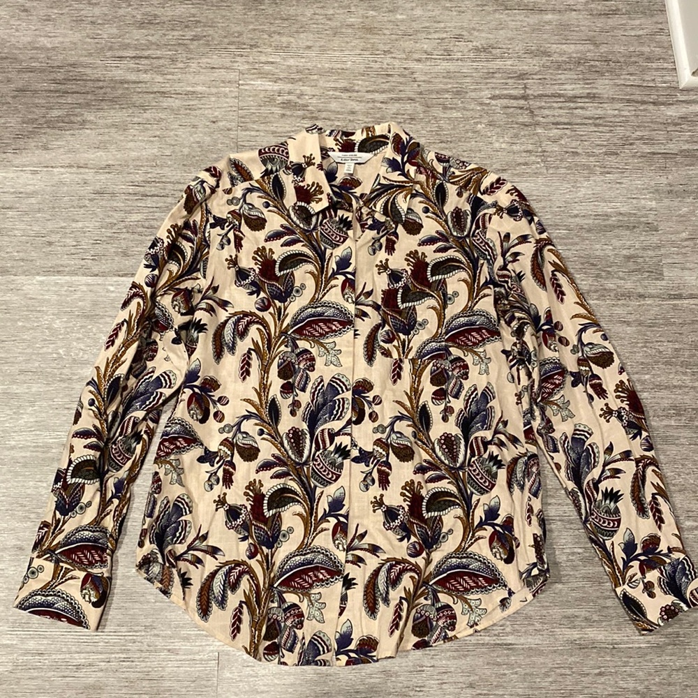 & Other Stories Paisley Button Down Shirt